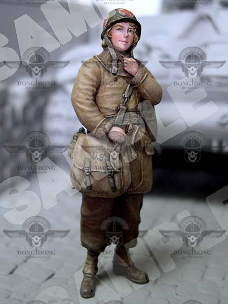 1:35 resin soldiers WWII US military female medical soldier serial number 140-Taobao
