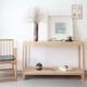 Sanshan một vòng mới của phía Trung Quốc bàn bên chính walnut đen lối vào bằng gỗ anh đào một vài trường hợp Zen đồ nội thất tối giản - Bàn trà bàn trà kính cường lực Bàn trà