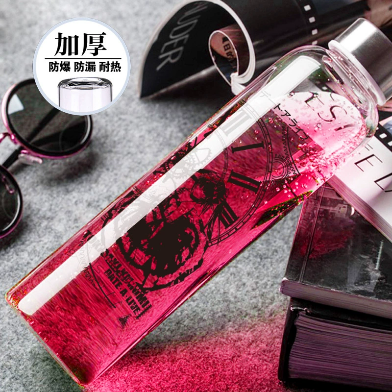 Miễn phí vận chuyển ngày một cuộc chiến điên ba chai nước thủy tinh cường lực anime cốc nước anime môi trường xung quanh - Game Nhân vật liên quan