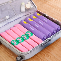 Travel vacuum compressed bag Travel artifacts hand rolled shrinkage bag clothes for students suitcase