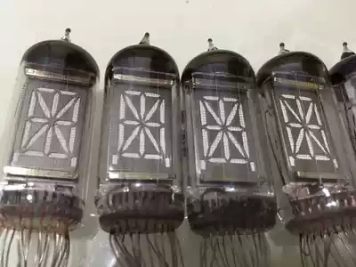 New fluorescent glow tube vacuum tube (display 0-9) art font
