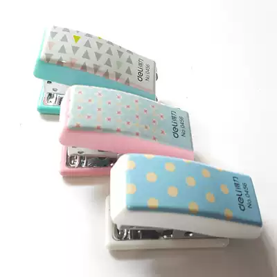 Deli 0456 Card mini Stapler Stapler No 12 Stapler Creative Cute Student Stapler