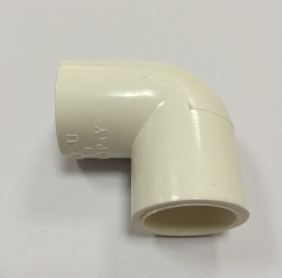 Water supply 25M90 degree bend white PVC bend 6 min DN20