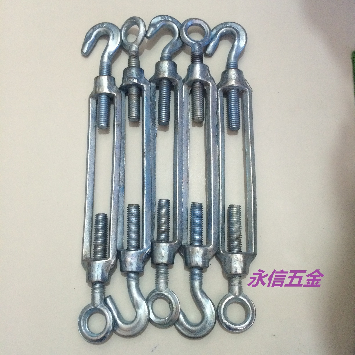Galvanized florin screws Flowers Lanca Screw Wire Rope Wire Rope Tightener Pull Tightener open body Flower Lan M8