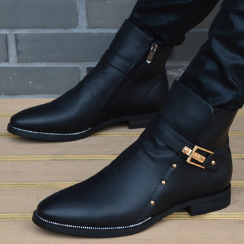 Fashionable men's fashion style korean winter work boots