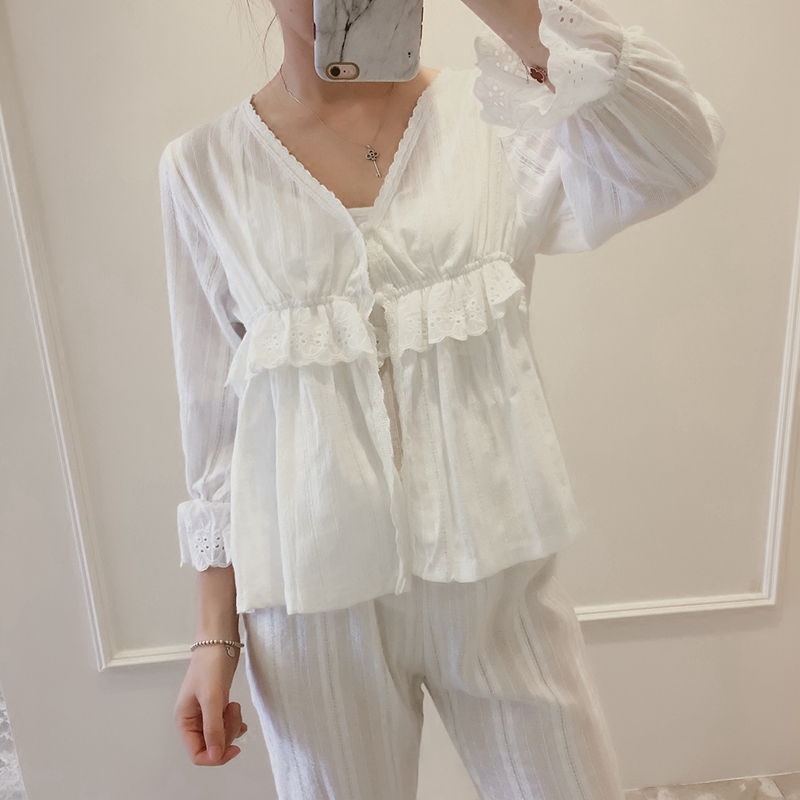 Pyjama pour femme OTHER   en Coton à manches - Ref 2995103 Image 4