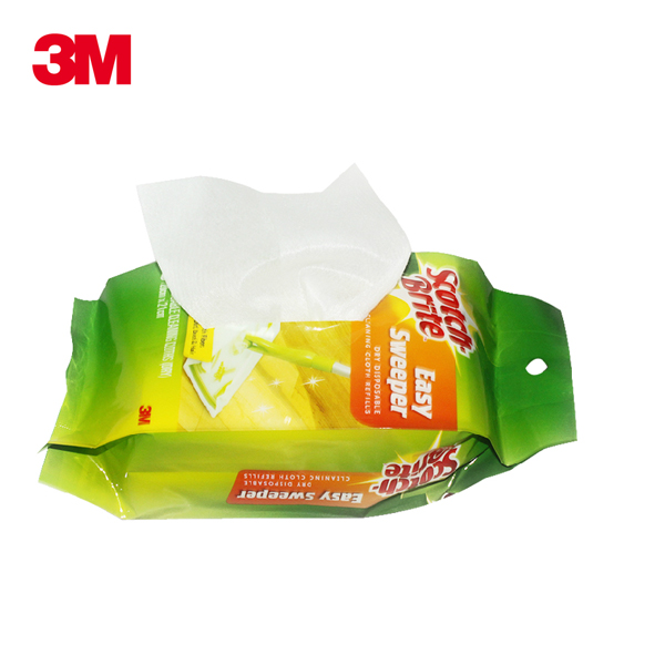 3M 思高 可抛式除尘纸 平板拖把替换装 随取随用 静电除尘纸 30张