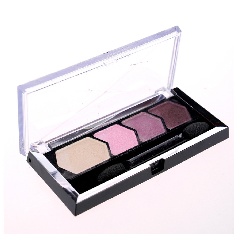 包邮美宝莲璀璨钻石睛采造型四色眼影炫彩裸妆日月晶彩卧蚕妆高光