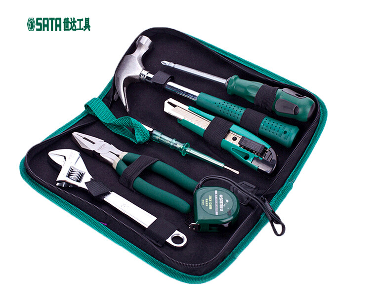 Counter Shida hardware tool set 7 pieces home household wrench screwdriver Shida pliers box set 06001