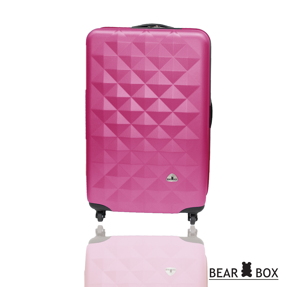 台湾官网直邮进口行李箱｜20寸【Bear Box】晶钻系列ABS雾面轻硬