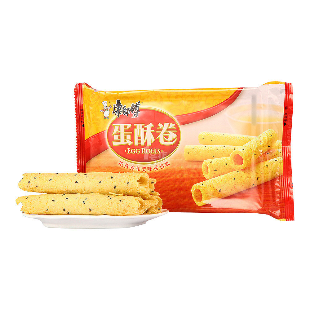 康师傅 蛋酥卷（醇香芝麻味）90g/袋