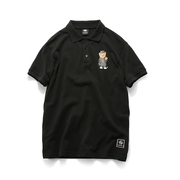 Nhật triều polo áo sơ mi nam giới thường ngắn tay t-shirt mùa hè nam in hip-hop cub vạt áo người đàn ông