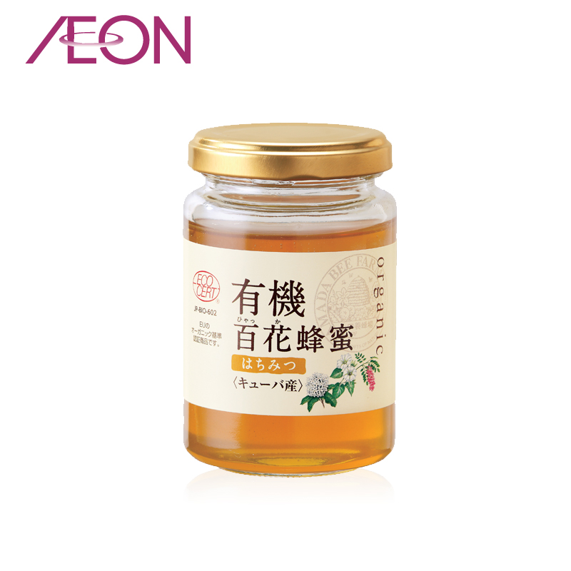 【AEON】日本山田養蜂場有机百花蜂蜜200g（古巴产）