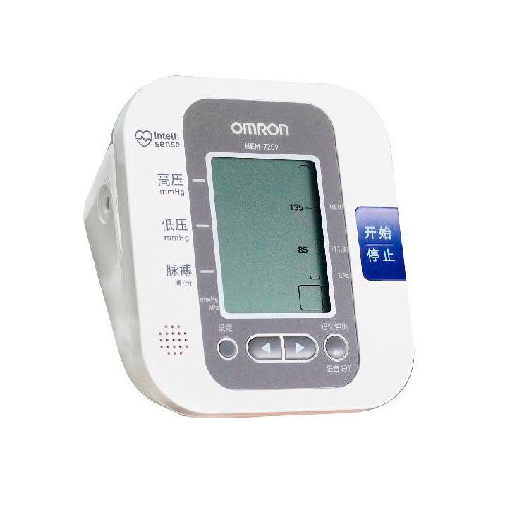 欧姆龙电子血压计HEM-7209语音版家用上臂式全自动精准测血压正品