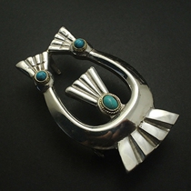 Broken Bronze Gg Out 925 pure silver pine stone totem belt buckle head personality belt buckle head