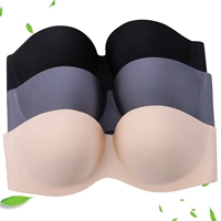 Strapless vô hình áo ngực đồ lót liền mạch sexy phần mỏng mùa hè dán ngực cưới thu thập non-slip vẻ đẹp trở lại áo ngực do lot nu