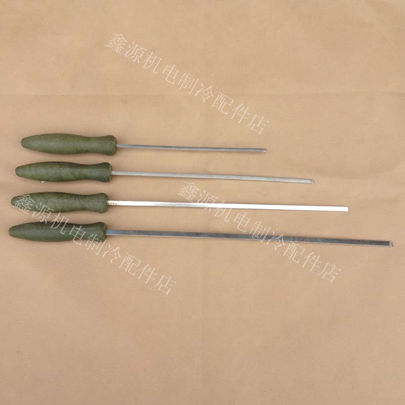 Motor repair tool through strip motor clear slot flat strip with handle through slot strip motor embedded wire tool sealing slot brazing