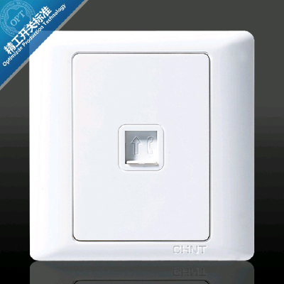 Positive Tai switch socket 86 Type NEW7G Living series NEW7-G203 four-core telephone socket