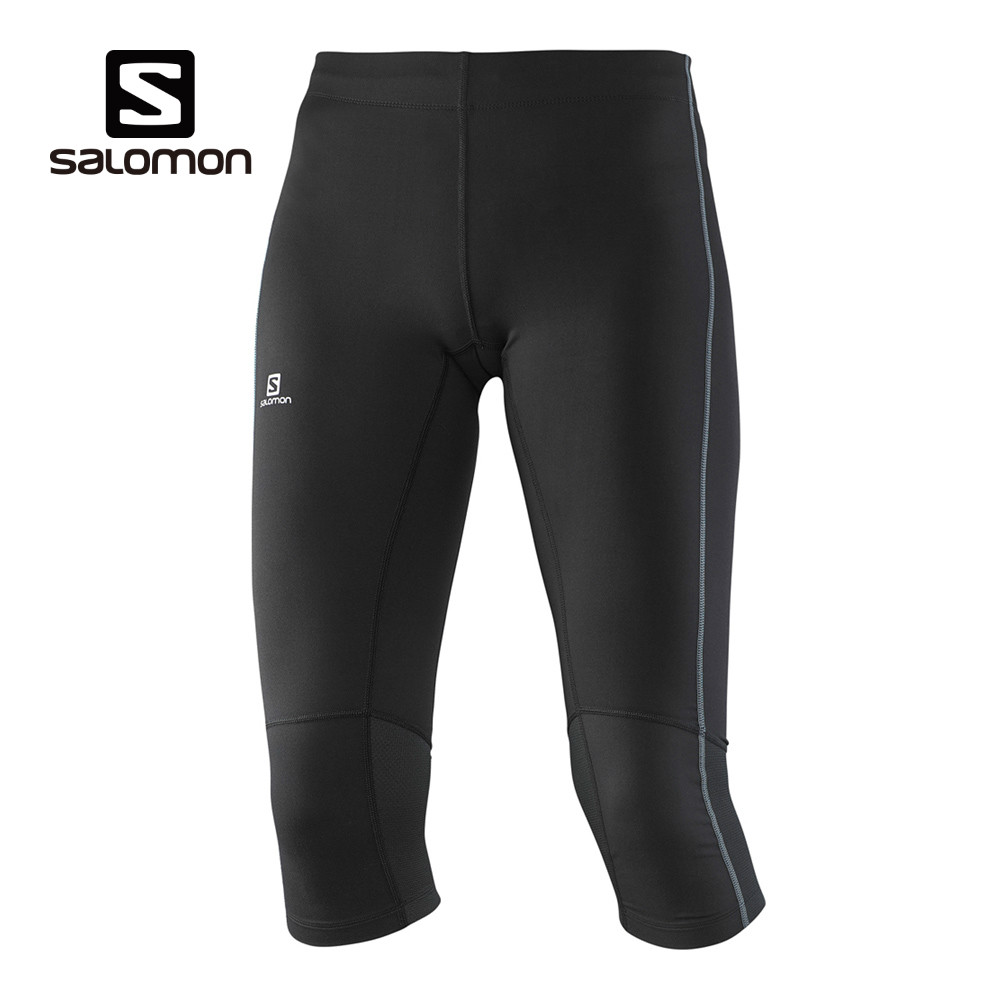 【2015秋冬新款】SALOMON/萨洛蒙 女款跑步紧身七分裤 371268