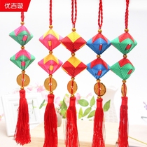 Dragon Boat Festival decorations 2 skewers pendant shops shopping malls kindergarten activities small gifts winding sachets sachets