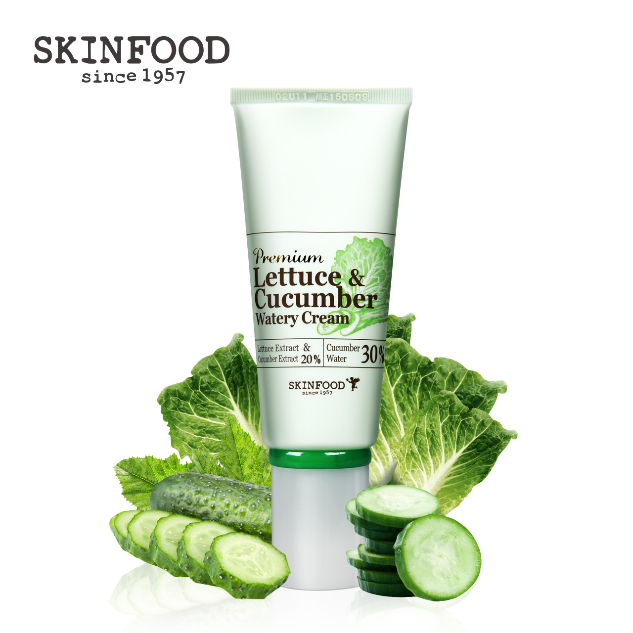 skinfood思亲肤 莴苣黄瓜沁颜面霜 补水保湿肌肤 水嫩滋润亮白