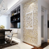 Художественная стеклянная хрустальная мозаика Золотая фольга головоломка Фоны Стенная Туалетная плитка гостиная 107