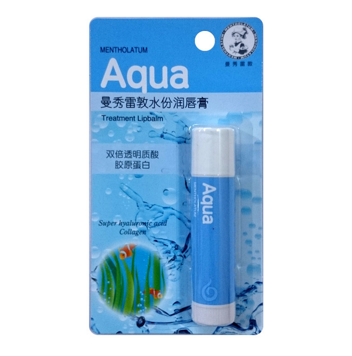 包邮曼秀雷敦水份润唇膏 保湿锁水亮唇薄荷护唇唇膏