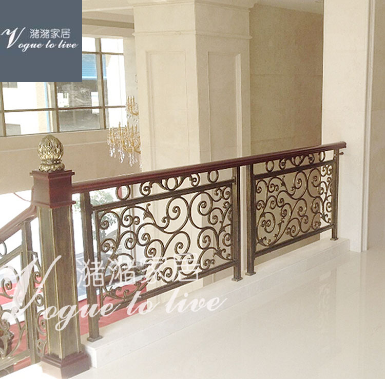 European Wrought iron garden fence Villa garden fence Garden fence Community wall fence fence custom