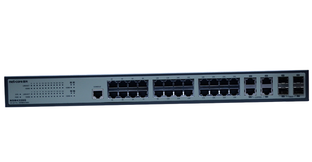 Leike Netcore NSM4328G 28 Gigabit/4 SFP fiber ports managed rack switch