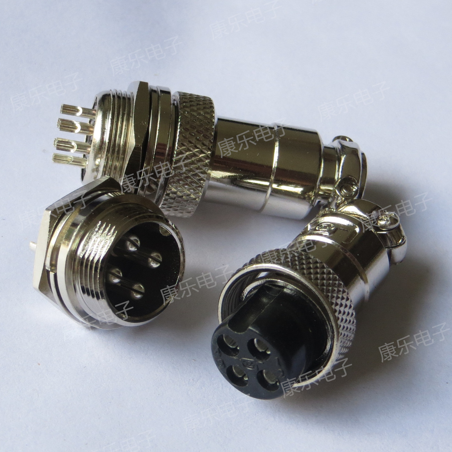 Heavy strong (ZJPT)aviation plug socket connector 16M-4A 4B(4 core GX16