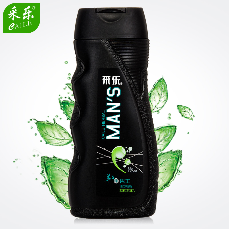 采乐男士 活力焕能激爽薄荷沐浴露 清凉舒爽 去除汗味200ml/400ml