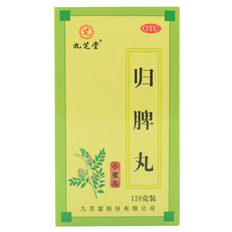 九芝堂 归脾丸120g 食欲不振 益气健脾 养血 失眠多梦 头昏头晕