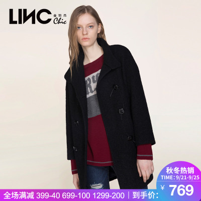 金羽杰呢大衣