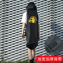 Baoyu Thickened Backpack} Backpack Storage Bag Dance Board Skateboard Bag Long Board Back Universal Surfboard Land Board