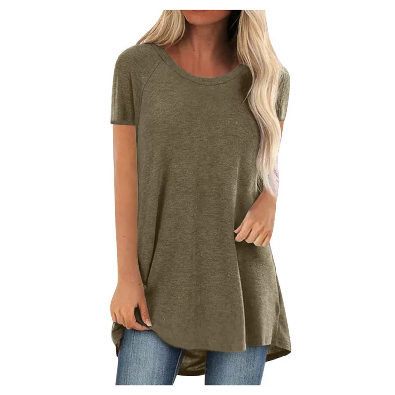 Новая туника женская 5XL размера +, стиль Siles, модные длинные рубашки RO