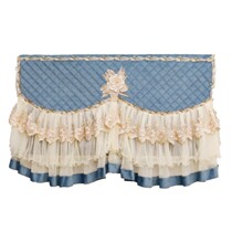 High-end European style new TV dust cover fabric lace soft LCD TV hanging sitting TV cover