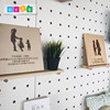 Director's House wall hole board storage no punching wooden Nordic laminate O decorative wall hanging partition storage