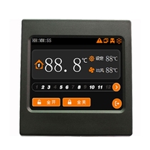 Cross-border new model suitable for 3 5 human-machine interface touch screen thermostat industrial control LCD Q screen intelligent temperature control 86 installation