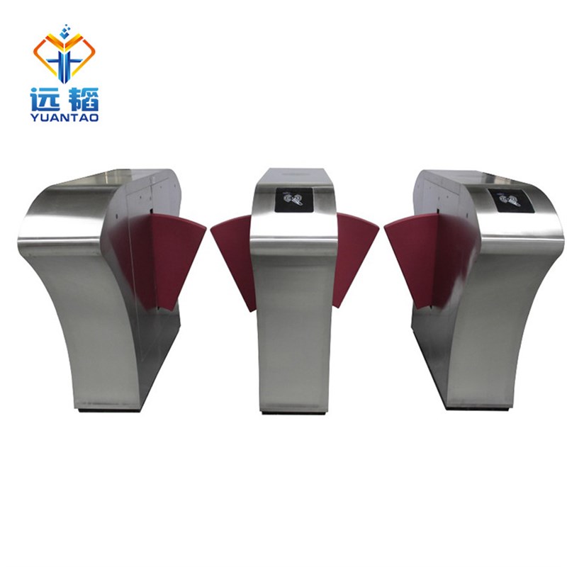 Factory direct sales/bridge type right-angle wing gate/access control and attendance wing gate solution/O national wing gate installation and maintenance manufacturer