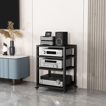 (Depth 50 rubber wheel) Heavy-duty amplifier stand amplifier stand large size fever amplifier audio cabinet tripod