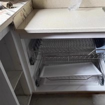 Complete set of accessories for ceramic tile integrated cabinets edge strips brick clamps white aluminum alloy gas stove columns