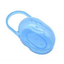 Universal supporting c pacifier storage box portable anti-fall chain baby dustproof pacifier box