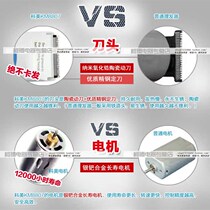 Household childrens hair trimmer electric clipper rechargeable silent shaving tool washable dental scissors flat shears