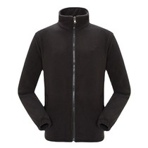 Fleece jacket for men and women warm double-sided polar fleece jacket thickened outdoor jacket lining can be printed with logo