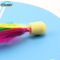Spot badminton childrens entertainment three-hair cricket ball high elasticity I three-hair shuttlecock three-hair ball 20 pieces