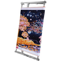 100cm wide ratchet cross stitch frame stainless steel tensioned E cloth artifact hand embroidery tool wrench adjustable stretch cloth
