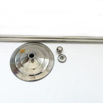 Floor-standing flagpole stainless steel flag party flag red flag flag stand vertical conference room office hall flag stainless steel flagpole