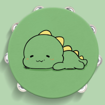 Tambourine teacher uses childrens kindergarten baby empty rattle professional percussion Orff dance hand-cranked performance instrument