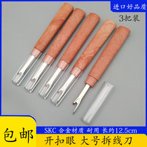 Large seam remover thread taker mark remover for opening buttonholes sewing kit 3 cross-stitch tools
