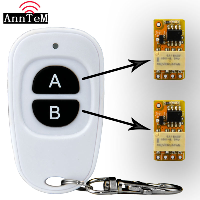 New product relay remote control switch 3 7V5V6V9V12V ultra-outer difference no R line receiving module wireless remote control-Taobao